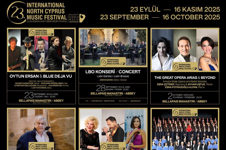 23. Uluslararası Kuzey Kıbrıs Müzik Festivali Başlıyor!