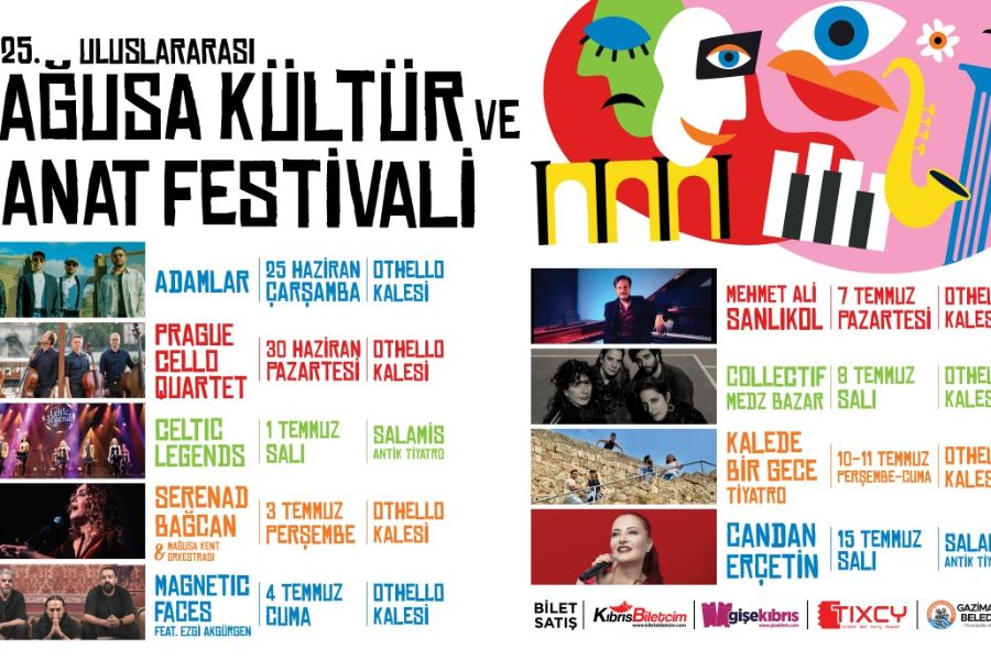 Gazimağusa Kültür ve Sanat Festivali Başlıyor
