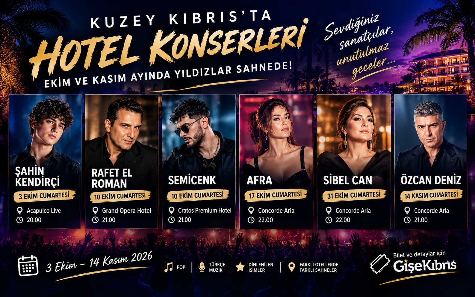Sonbahar Konserleri Hız Kesmeden Devam Ediyor