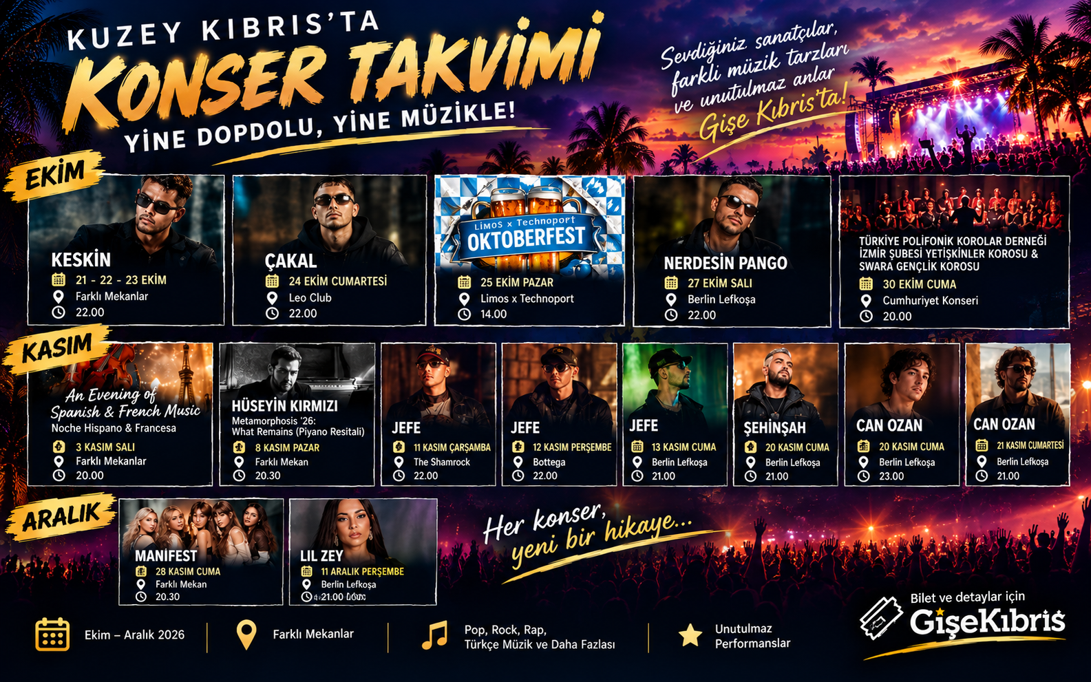 Yeni Nesil Konserler Kıbrıs'ta Devam Ediyor!